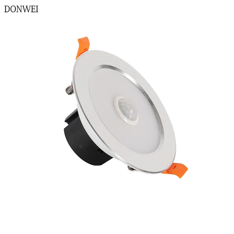 5W 7W 12W 15W LED PIR Sensor Infrared LED Downlight Recessed Human Body Motion Induction Home Lamp For Living room Bedroom