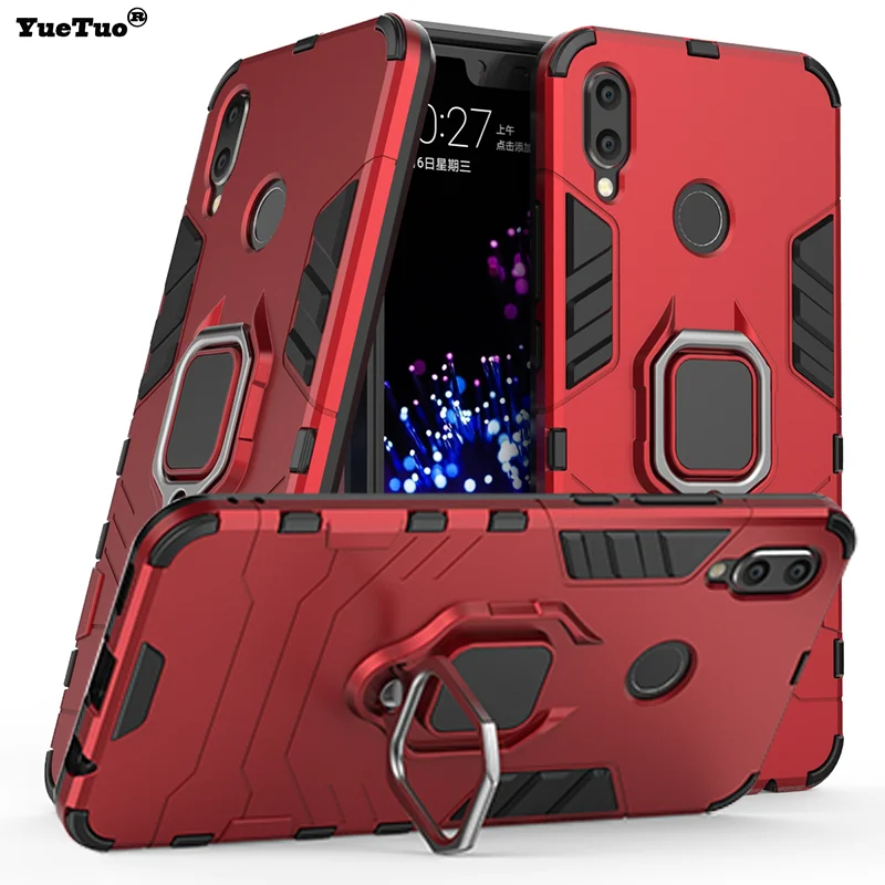 Чехол-Броня YueTuo для huawei nova 3 3e 3i 4 4e nova3 i nova4 e роскошный оригинальный 3d держатель
