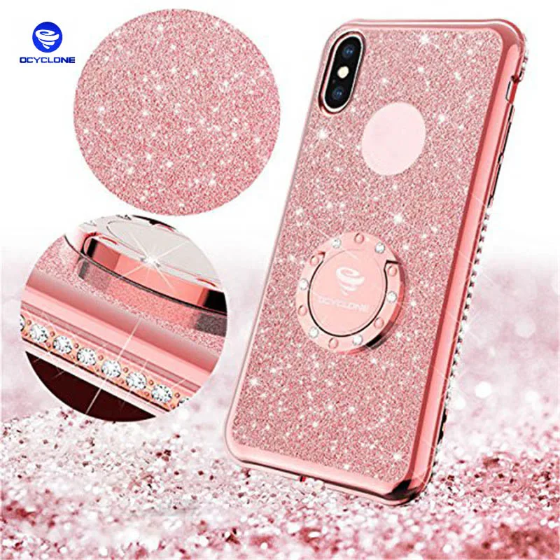 Чехол Ocyclone для IPhone X тонкий мягкий Блестящий милый блестящий чехол телефона