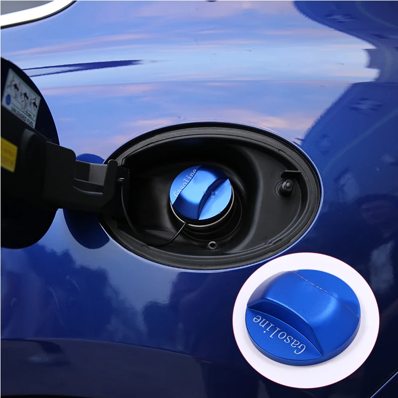 

Red/Blue High Quality Alumium Alloy Gasoline Tank Cap Cover Trim Sticker For Maserati Levante 2016 Accessories Car Styling