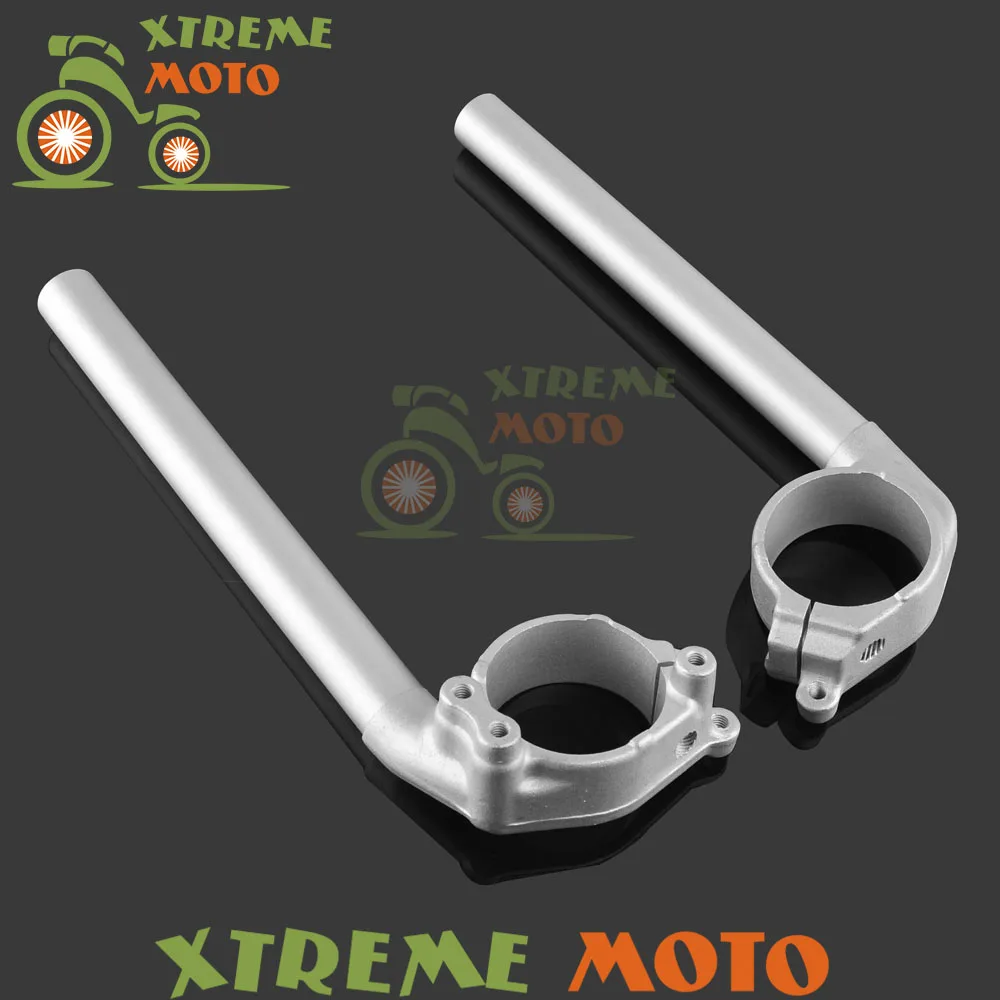 Aluminum Silver Fork Tube Adjustable Handlebars Handle Bar Clipons Clip-on For Yamaha YZF R1 YZF-R1 2004 2005 2006 2007 2008 Aluminum Silver Fork Tube Adjustable Handlebars Handle Bar Clipons Clip-on For Yamaha YZF R1 YZF-R1 2004 2005 2006 2007 2008