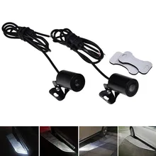 2 шт. проводной Авто двери Добро пожаловать светильник светодиодный Автомобиль Мотоцикл Крыло ангела проектор светильник CSL2018