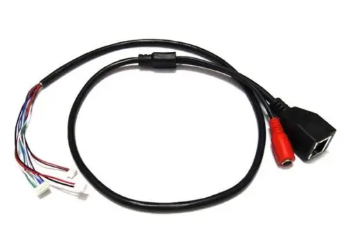 CCTV IP Сетевая камера PCB модуль видео кабель питания RJ45 Женский и DC Мужской