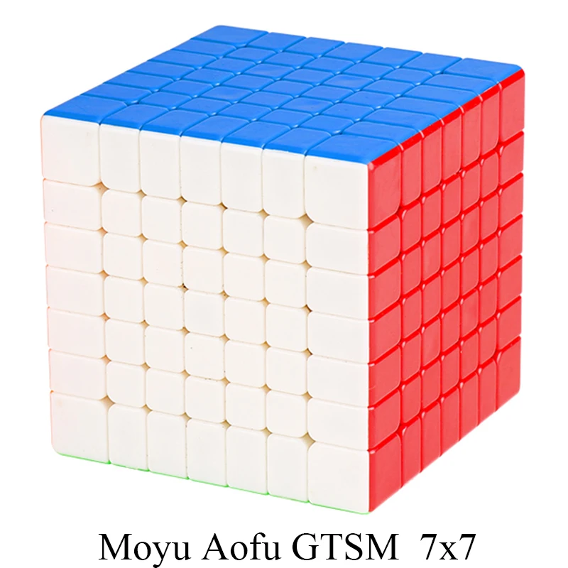 

Newest MoYu Aofu GTS M 7x7x7 Magnetic Speed Puzzle Cube Professional MagicCube Cubo Magico Aofu GTSM 7x7 68mm Toys for Children