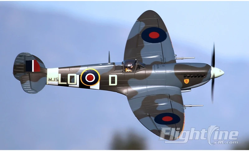 FREEWING warbird Spitfire 1200 мм размах крыльев PNP и комплект Flightline