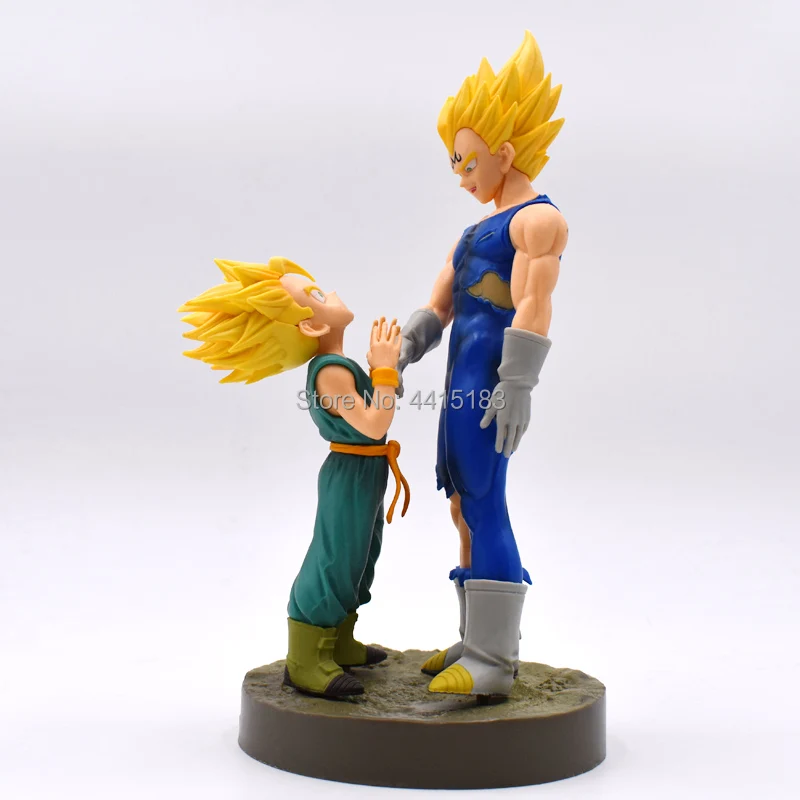 Anime Dragon Ball Z Vegeta Trunks Son And Father PVC Action Figure Doll Collectible Model Toy Christmas Gift For Children