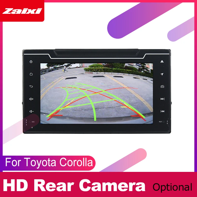 Best ZaiXi android car dvd gps multimedia player For Toyota Corolla 2016~2019 car dvd navigation radio video audio player Navi Map 3