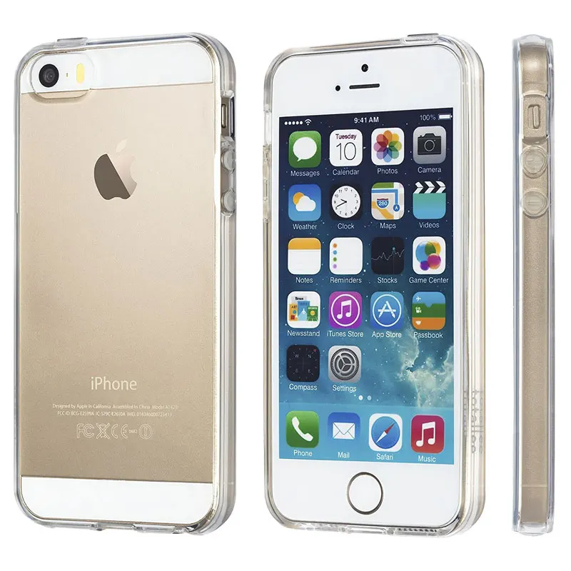 1 шт./лот ТПУ чехол Мягкий силиконовый 4.0 &quotдюймов для iPhone SE ясно Цвет | Мобильные