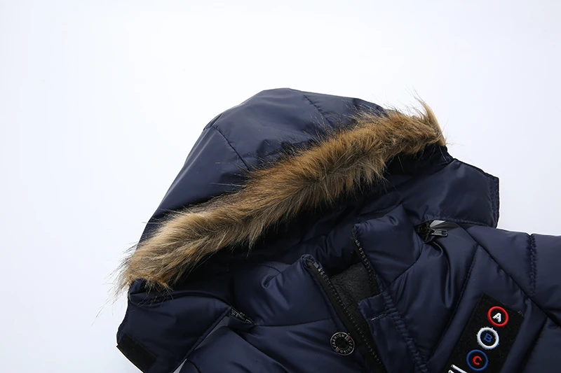 Детская одежда на весну и зиму Детское пальто модная теплая куртка для мальчиков, хлопковая куртка с капюшоном Для детей 1, 2, 3, 4 лет