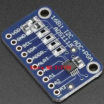 

Free Shipping 10pcs ADS1115 Module I2C 16 Bit ADC 4 Channel with Pro Gain Amplifier