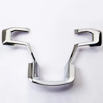 

1PC ABS Chrome Car Interior Steering Wheel Cover Frame Trim Moulding for Ford F150 2015 2016 2017 Car-styling Decoration