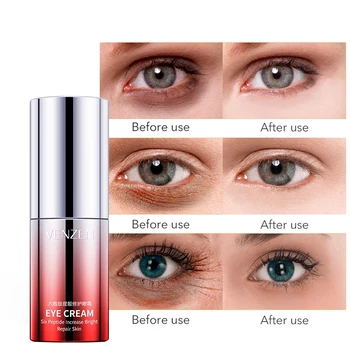 

Hexapeptide Brightening Eye Cream Moisturizing Tighten Skin Anti-puffiness Black Circles Eye Cream