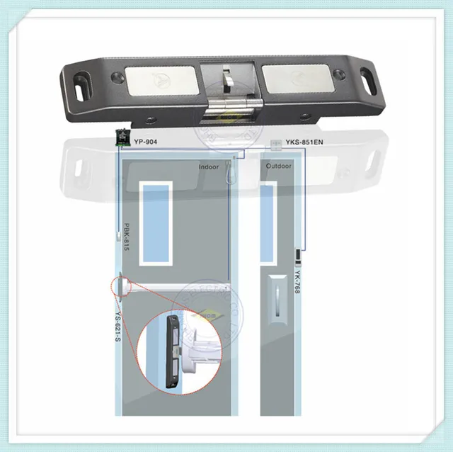 Electric Strike Lock For Push Panic Bar Exit Device Emergency Door