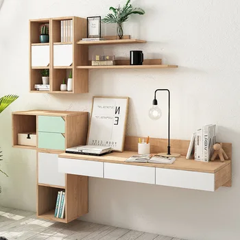 

Computer Desk Office table home table wooden laptop table study table mesa escritorio office desk wall mounted desk laptop stand