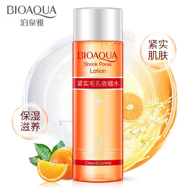 

2018 BIOAQUAFirming pores Shrink pores soft skin cleansing moisturizing water balance oil for face skin care