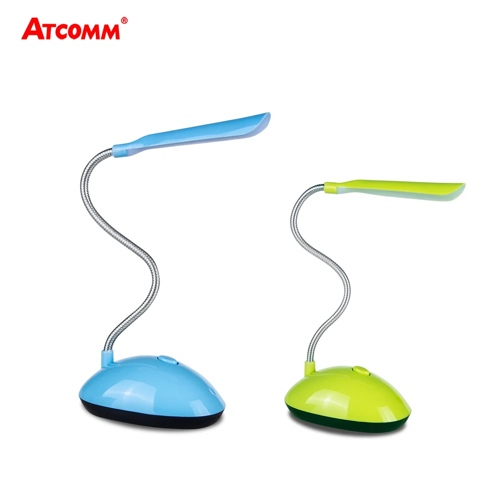 4 Colors Mini LED Desk Lamp Book Light AAA Battery Powered Eye