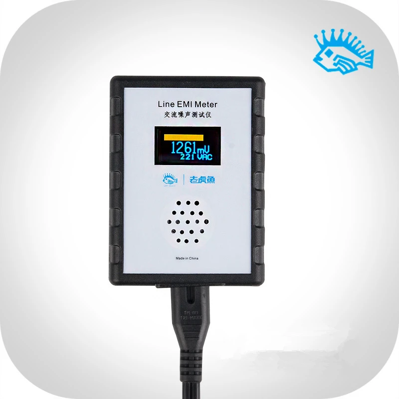 

NEW OLED Display Mains Noise Tester EMI Measuring Instrument Broadband AC Power Supply Ripple Analyzer line EMI meter