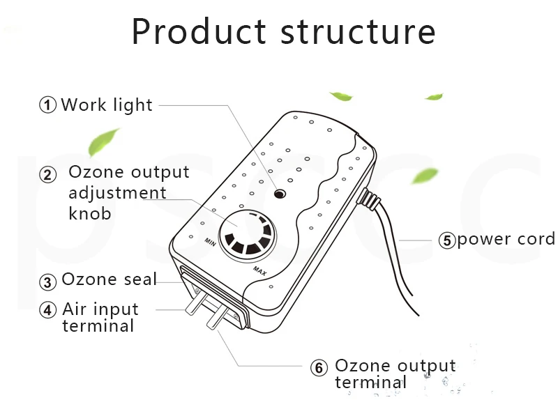 Weipro ET-50 ET-100 ET-200 озона озонатор 50 mg может работать с контроллер ORP