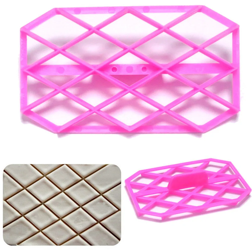 

Diamond Quilting Embosser Cutter Icing Fondant Cake Decorating Sugar craft Mold