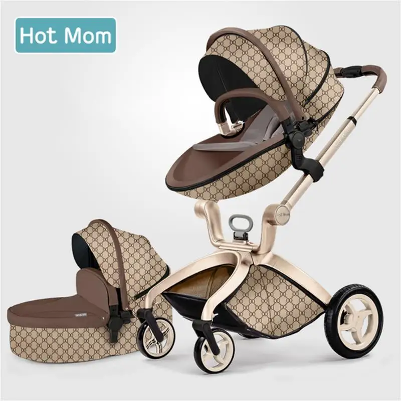 Детская коляска Hotmom с высоким ландшафтом может сидеть на спине 2018 новая детская