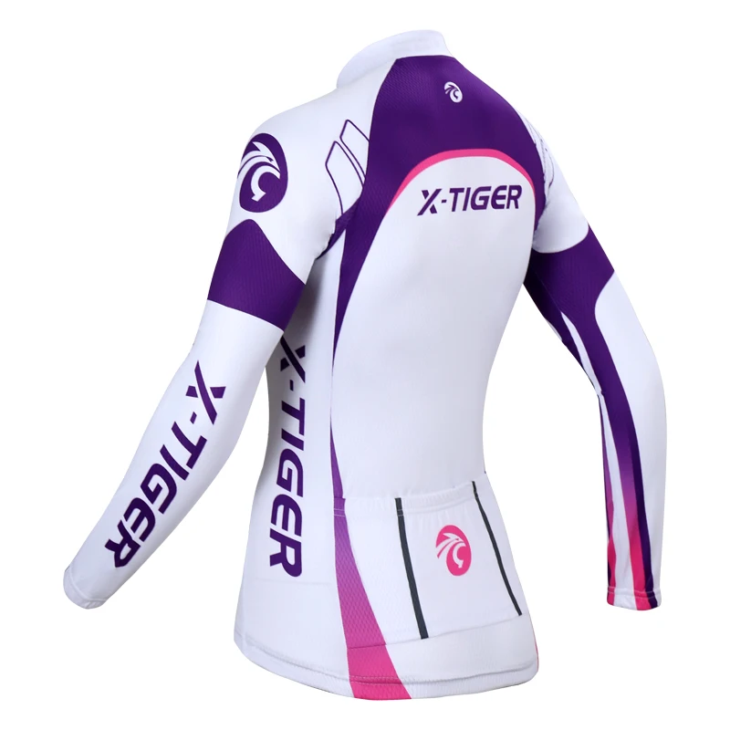 Женская велосипедная Джерси X Tiger Pro осенняя одежда для горного велосипеда с