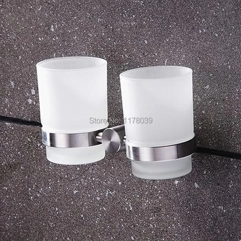 304 stainless steel brushed bathroom double cup holderswall mounted bathroom tumbler holdertoothbrush glass cupj16651 in cup tumbler holders from home - Bathroom Tumbler 304 stainless steel brushed bathroom double cup holderswall mounted bathroom tumbler holdertoothbrush glass cupj16651 in cup tumbler holders from home - Bathroom Tumbler