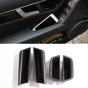 

4 Pcs For Mercedes Benz C Class W204 2008-2014 Car Accessories Car Front and Rear Door Storage Box Armrest Glove Box
