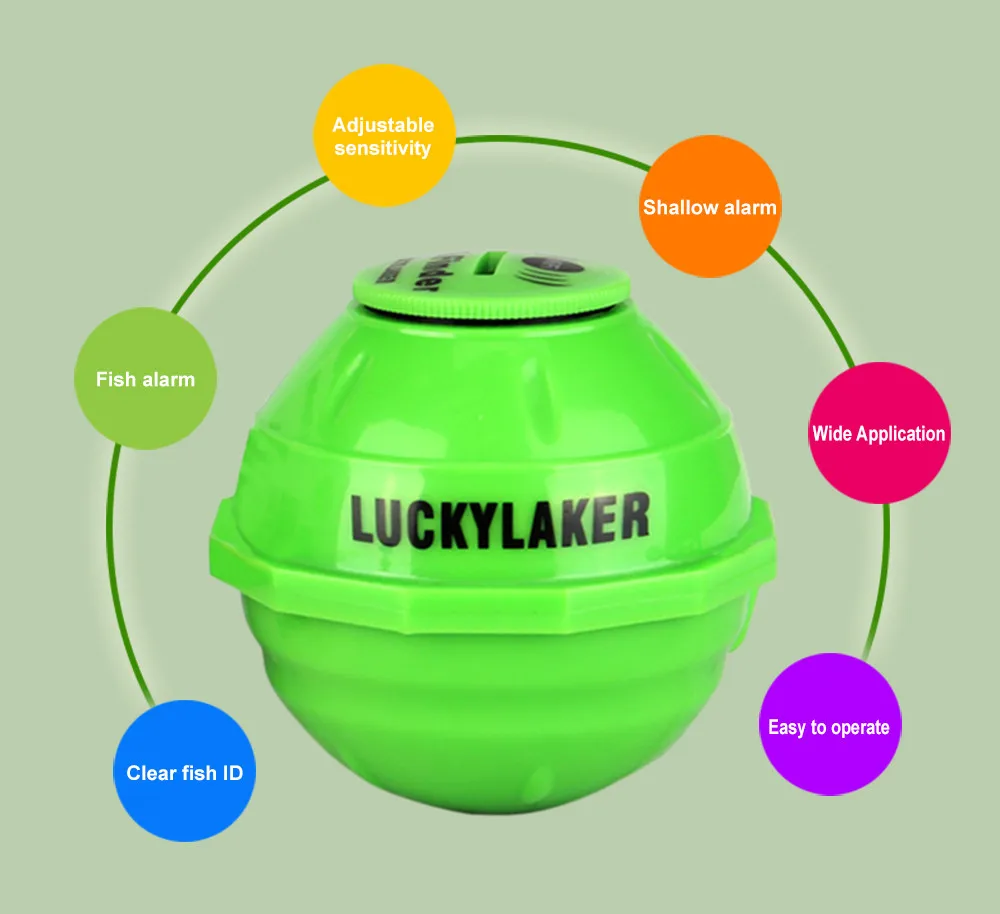 Lucky FF916 Wireless WIFI Fish Finder 10