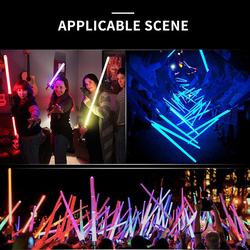 Lightsaber toys for children saber oyuncak Luminous Jedi Sabre Laser Sword light up led Flashing Lightstick glow in the dark | Игрушки и
