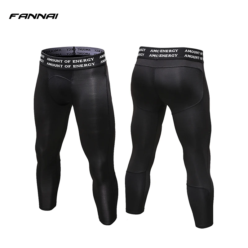 

New arrive Men's 3/4 Leggings Compression pants Tights Sweat Jogging Trousers Running pants Quick Dry outdoor sports