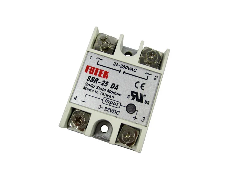 

FOTEK SSR-25DA 3-32V DC TO 24-380V AC Solid State Relay 25A Module