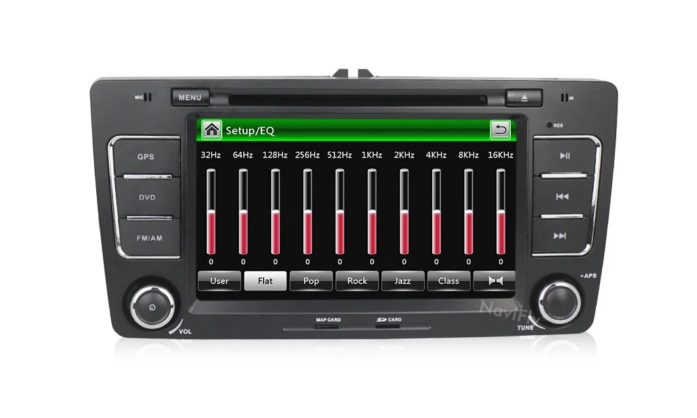 Cheap NaviFly car dvd player for SKODA Octavia 2009-2013 car gps radio player support canbus USB BT SD RDS 7"Capacitive Screen 2din 11
