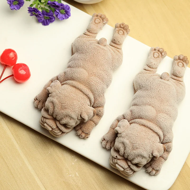 Hình Chó Dễ Thương Khuôn Silicon Bánh Mousse 3D Shar Pei Khuôn Làm Kem  Jello Pudding Vụ Nổ Làm Lạnh Công Cụ Fondant Trang Trí