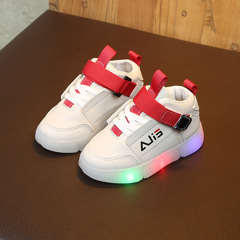 E CN LED kids shoes for girls boys spring running sport luminous sneakers children shoes glowing tennis infantil baby light shoe E CN LED kids shoes for girls boys spring running sport luminous sneakers children shoes glowing tennis infantil baby light shoe