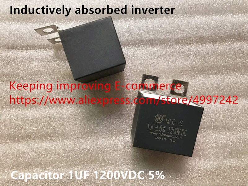 Nuova capacità originale al 100% dell'inverter 1UF 1200VDC (induttore) induttivamente assorbibile - Image 2