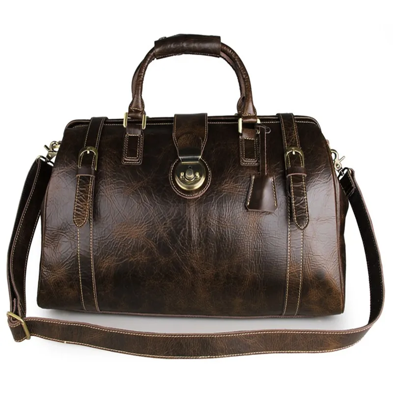 

MARRANT Men Travel Bags Genuine Cowhide Leather Travel Duffle Luggage Crossbody Handbag Water Proof Brand Tote Male Bag 7281