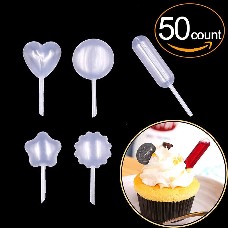 EKIND 50 шт./упак. 4 ML желе молочный коктейль торт капельницы одноразовые капельницы соломы кекс мусс выпечка пирожных Макарон инструменты