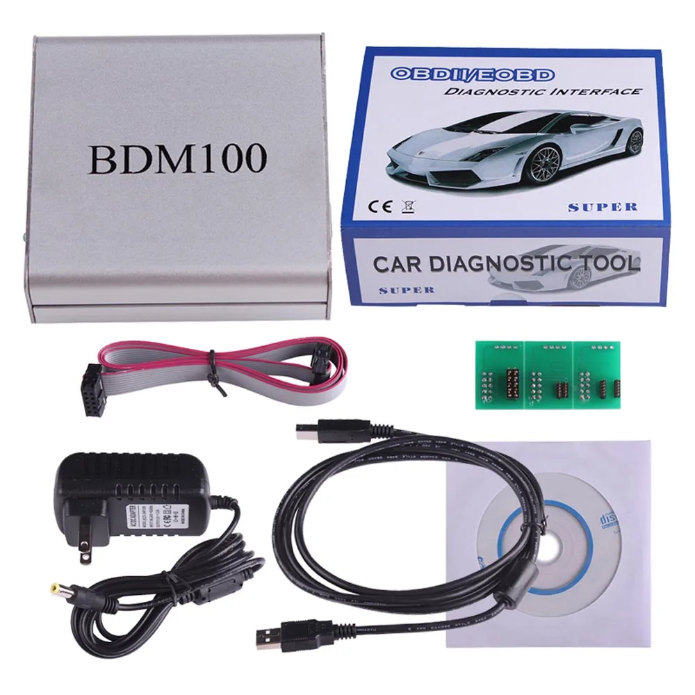  Nuevo USB BDM 100 V1255 OBD2 ECU programador BDM100 lector de código de redistribución de ECUS Chip