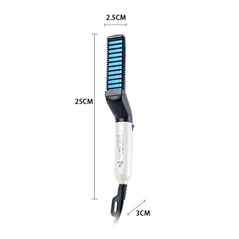 Man Professional  M'styler Hair Brush Comb Curler Straightener Iron  Massage Styling Comb Solve Detangle  Straight hair style  (3)