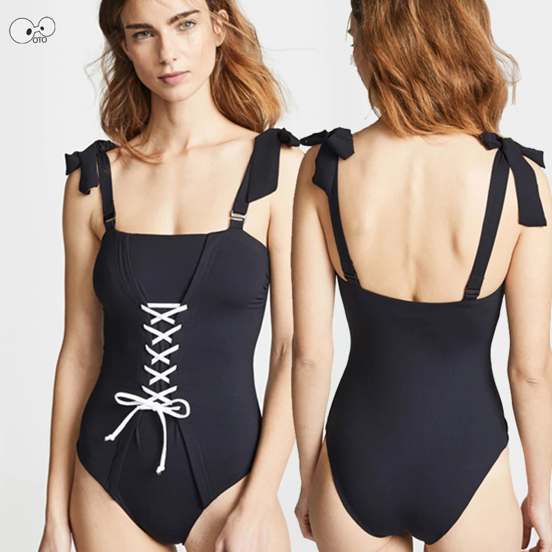 

Drawstring Cover Belly Vintage One Piece Swimsuit Women 2019 New Swimwear Sliming Push Up Bathing Suit Summer Beachwear Bodysuit