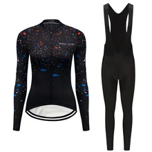 Женский профессиональный комплект Джерси для велоспорта, одежда для шоссейного велосипеда, одежда для велоспорта, костюм для горного велосипеда, спортивный костюм с коротким платьем