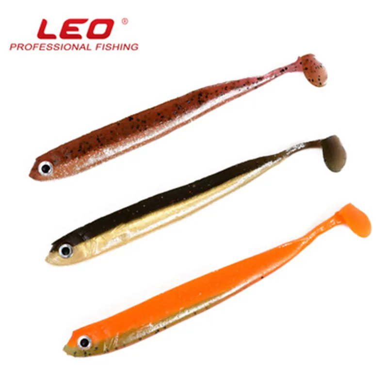 

LEO 2pc Vivid Soft Silicone Fishing Lure 14cm 9g Simulation 3D Eyes Worm Soft Lure With Swing Tail Jig Swim Bait Carp Soft Lures