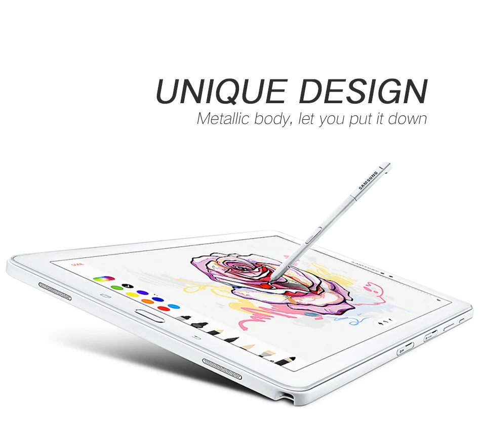 2Samsung Galaxy Tab A 10.1 (2016) P585 P580 S pen 100% Original Touch Replaceme Stylus S-Pen Black White Intelligent