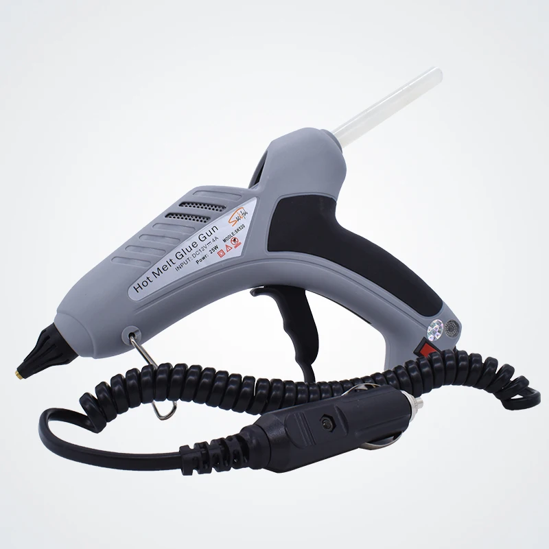 Car Universal Hot Melt Glue Gun 25W 100W 12v Safe DC Cigarette Lighter Plug Decoration Dent Repair PDR Tool Set 11mm Glue Sticks