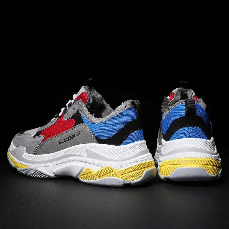 SUROM 2018 Men Winter Sneakers Breathable Men Sport Shoes Male Brand Outdoor Athletic Walking Mens Run Running Shoes For Man