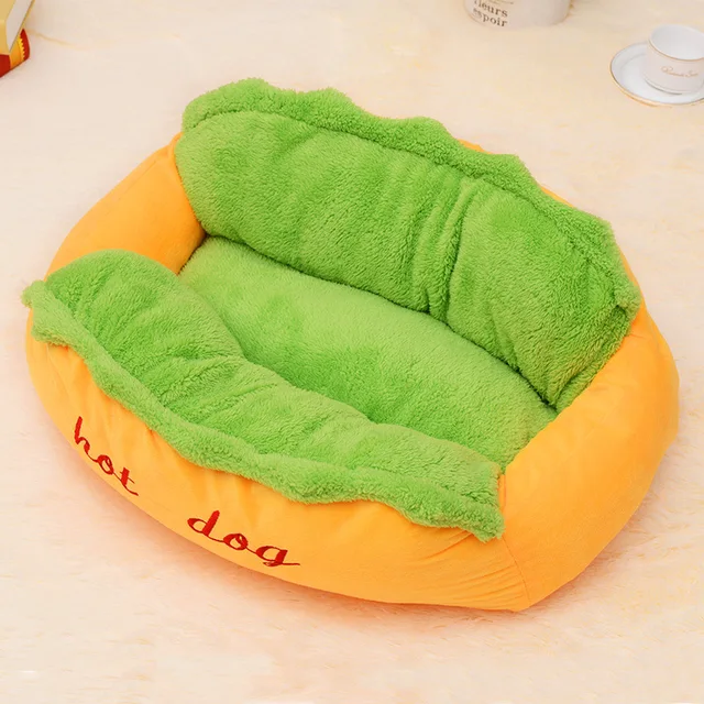 Hot Dog Soft Fiber Bed 1