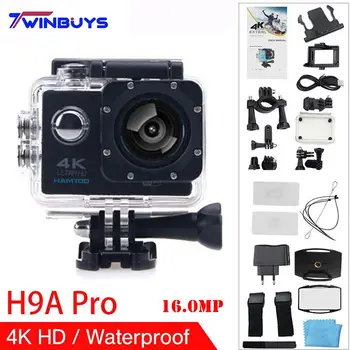 

HAMTOD H9A Pro 2.0 inch LCD ultra HD action camera 4K/1080P/720P support WiFi Sport Camera with Remote Control & Waterproof Case