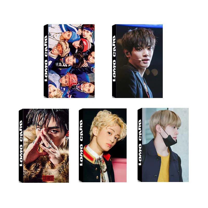 KPOP LOMO Cards NCT127 безграничный MARK WINWIN Taeyong альбом K POP самодельная бумажная Фотокарта