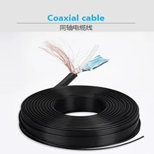 1 м коаксиальный кабель видеонаблюдения кабель 75-5 кабель мониторинга BNC 1 жильный экранированный