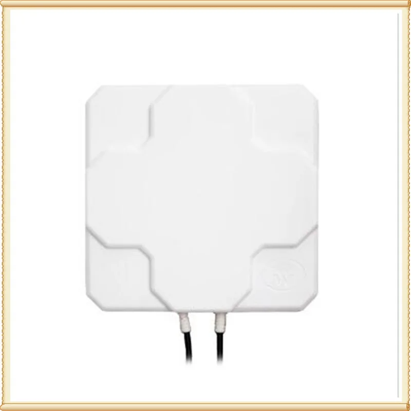 2* 22dBi наружная 4G LTE MIMO антенна, LTE двойная поляризационная панельная антенна SMA-Male разъем(белый или черный) кабель 20 см